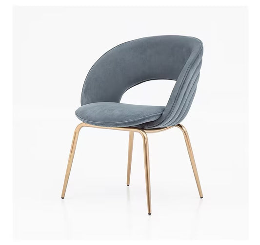 Velvet dining chair